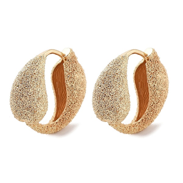 PandaHall Brass Hoop Earrings, Textured Magatama, Real 18K Gold Plated, 22x8.5mm Brass Teardrop
PandaHall Brass Hoop Earrings, Textured Magatama, Real 18K Gold Plated, 22x8.5mm Brass Teardrop