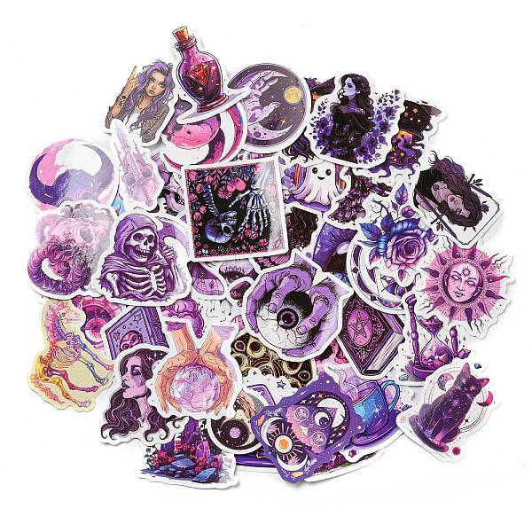 PandaHall 50 Sheets Paper Gothic Graffiti Stickers, Skull Stickers, Dark Orchid, 39.5x24x0.2mm, 50 sheets/bag Paper Mixed Shapes
PandaHall 50 Sheets Paper Gothic Graffiti Stickers, Skull Stickers, Dark Orchid, 39.5x24x0.2mm, 50 sheets/bag Paper Mixed Shapes