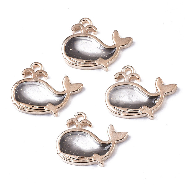 PandaHall Alloy Resin Pendants, with Glitter Powder, Dolphin, Lead Free, Golden, Gray, 15x19x2.5mm, Hole: 1.6mm Alloy+Resin Dolphin Gray
PandaHall Alloy Resin Pendants, with Glitter Powder, Dolphin, Lead Free, Golden, Gray, 15x19x2.5mm, Hole: 1.6mm Alloy+Resin Dolphin Gray