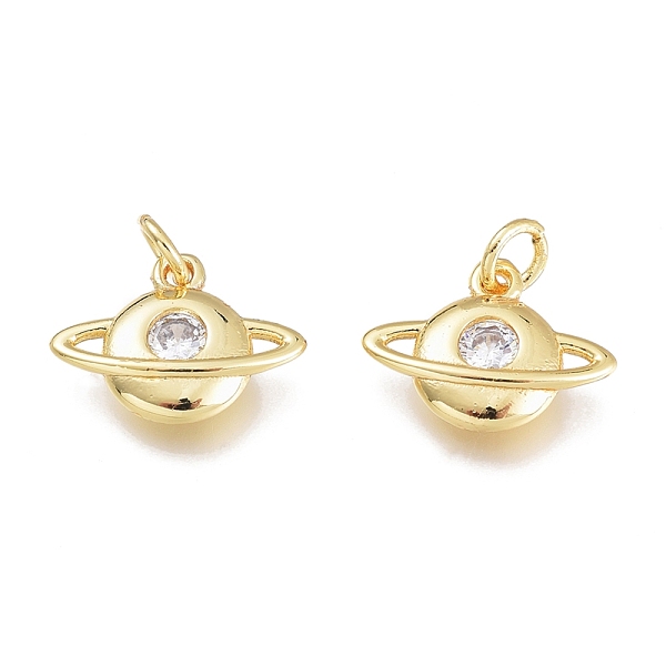 PandaHall Brass Micro Pave Clear Cubic Zirconia Charms, with Jump Ring, Satellite, Golden, 9.5x12.5x2.5mm, Hole: 1.5mm, Jump Rings...
PandaHall Brass Micro Pave Clear Cubic Zirconia Charms, with Jump Ring, Satellite, Golden, 9.5x12.5x2.5mm, Hole: 1.5mm, Jump Rings...