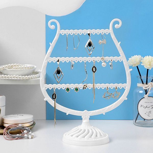 PandaHall 3-Tier Creative PP Plastic Earrings Display Towers, Goblet Shaped Earring Organizer Holder, Desktop Ornament, White, 105x210x270mm...
PandaHall 3-Tier Creative PP Plastic Earrings Display Towers, Goblet Shaped Earring Organizer Holder, Desktop Ornament, White, 105x210x270mm...