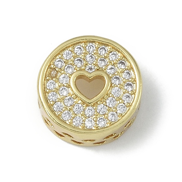 PandaHall Rack Plating Brass Micro Pave Clear Cubic Zirconia Beads, Long-Lasting Plated, Lead Free & Cadmium Free, Flat Round with Heart...
PandaHall Rack Plating Brass Micro Pave Clear Cubic Zirconia Beads, Long-Lasting Plated, Lead Free & Cadmium Free, Flat Round with Heart...
