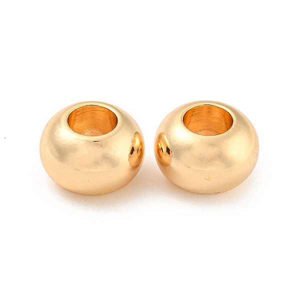 PandaHall Brass Beads, Large Hole Beads, Rondelle, Real 18K Gold Plated, 19.5x13mm, Hole: 9mm Brass Rondelle
PandaHall Brass Beads, Large Hole Beads, Rondelle, Real 18K Gold Plated, 19.5x13mm, Hole: 9mm Brass Rondelle