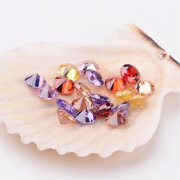PandaHall Mixed Grade A Diamond Shaped Cubic Zirconia Cabochons, Faceted, 5x3mm Cubic Zirconia Diamond Multicolor
PandaHall Mixed Grade A Diamond Shaped Cubic Zirconia Cabochons, Faceted, 5x3mm Cubic Zirconia Diamond Multicolor