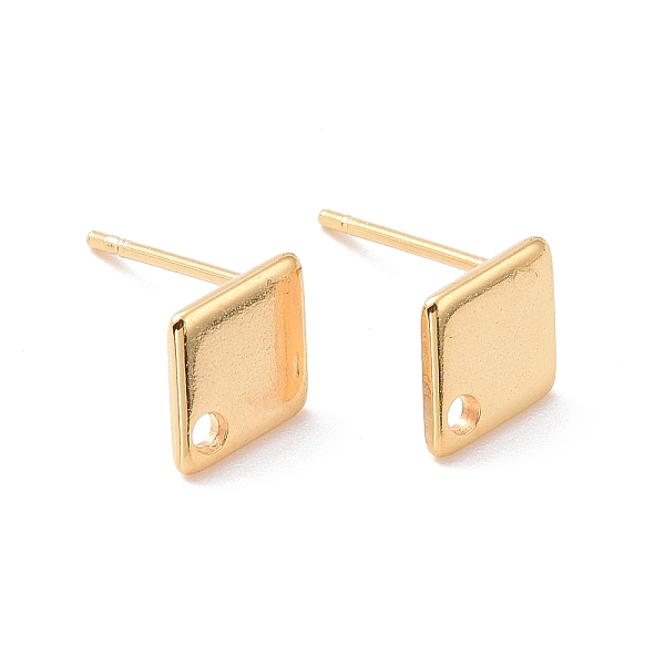 PandaHall 201 Stainless Steel Stud Earring Findings, with Hole and 316 Stainless Steel Pin, Rhombus, Real 24K Gold Plated, 9x7mm, Hole: 1mm...
PandaHall 201 Stainless Steel Stud Earring Findings, with Hole and 316 Stainless Steel Pin, Rhombus, Real 24K Gold Plated, 9x7mm, Hole: 1mm...