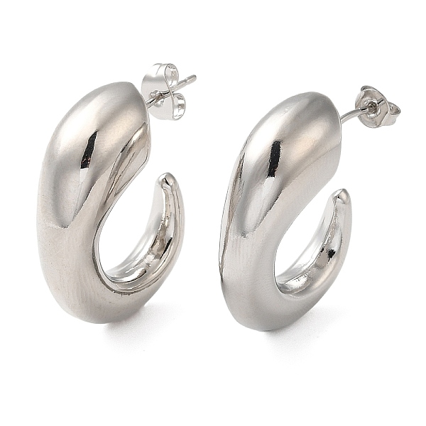 PandaHall Rack Plating Brass Round Stud Earrings, Half Hoop Earrings for Women, Lead Free & Cadmium Free, Long-Lasting Plated, Platinum...
PandaHall Rack Plating Brass Round Stud Earrings, Half Hoop Earrings for Women, Lead Free & Cadmium Free, Long-Lasting Plated, Platinum...