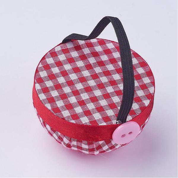 PandaHall Cloth Needle Cushions, with Foam and Elastic Belt, Half Round/Dome, Red, 64x62x35mm Cloth Red
PandaHall Cloth Needle Cushions, with Foam and Elastic Belt, Half Round/Dome, Red, 64x62x35mm Cloth Red