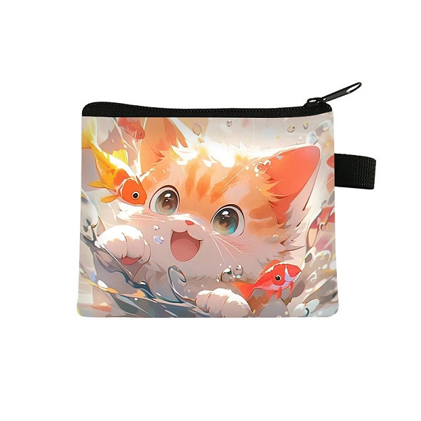 PandaHall Polyester Wallets, Rectangle with Cat Pattern Makeup Bags, Orange, 11x13.5cm Polyester Rectangle Orange
PandaHall Polyester Wallets, Rectangle with Cat Pattern Makeup Bags, Orange, 11x13.5cm Polyester Rectangle Orange