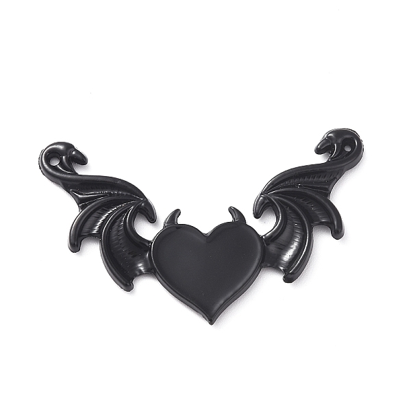 PandaHall Alloy Emanel Big Pendants, Heart with Wing Charm, Electrophoresis Black, Black, 34x54x3mm, Hole: 1.5mm Alloy+Enamel Heart Black
PandaHall Alloy Emanel Big Pendants, Heart with Wing Charm, Electrophoresis Black, Black, 34x54x3mm, Hole: 1.5mm Alloy+Enamel Heart Black