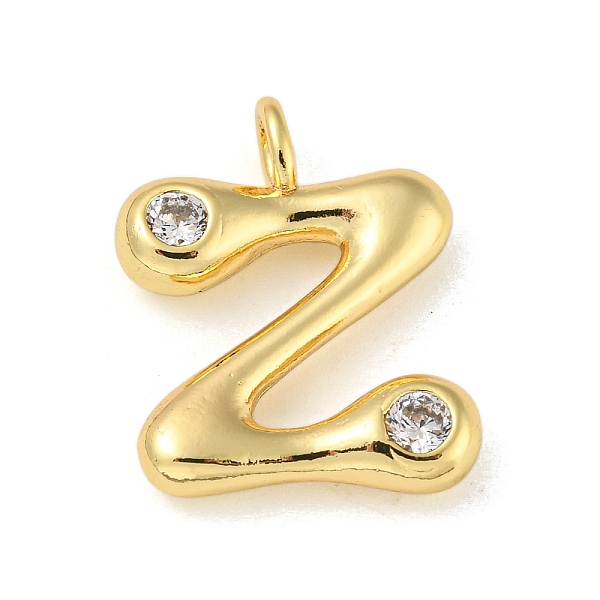 PandaHall Rack Plating Brass Micro Pave Cubic Zirconia Pendants, Cadmium Free & Lead Free, Long-Lasting Plated, Real 18K Gold Plated, Letter..., Clear
PandaHall Rack Plating Brass Micro Pave Cubic Zirconia Pendants, Cadmium Free & Lead Free, Long-Lasting Plated, Real 18K Gold Plated, Letter..., Clear