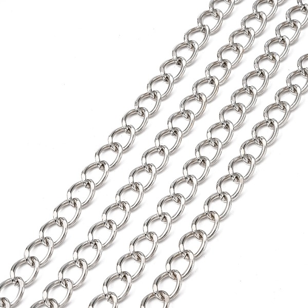 PandaHall Iron Cuban Link Chains, Chunky Chains, Unwelded, with Spool, Oval, Platinum, 14x10x2.1mm, about 82.02 Feet(25m)/roll Iron
PandaHall Iron Cuban Link Chains, Chunky Chains, Unwelded, with Spool, Oval, Platinum, 14x10x2.1mm, about 82.02 Feet(25m)/roll Iron