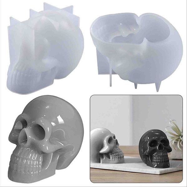 PandaHall Statue Silicone Molds, Portrait Sculpture Resin Casting Molds, For UV Resin, Epoxy Resin Craft Making, Skull, White, 112x72x86mm...
PandaHall Statue Silicone Molds, Portrait Sculpture Resin Casting Molds, For UV Resin, Epoxy Resin Craft Making, Skull, White, 112x72x86mm...