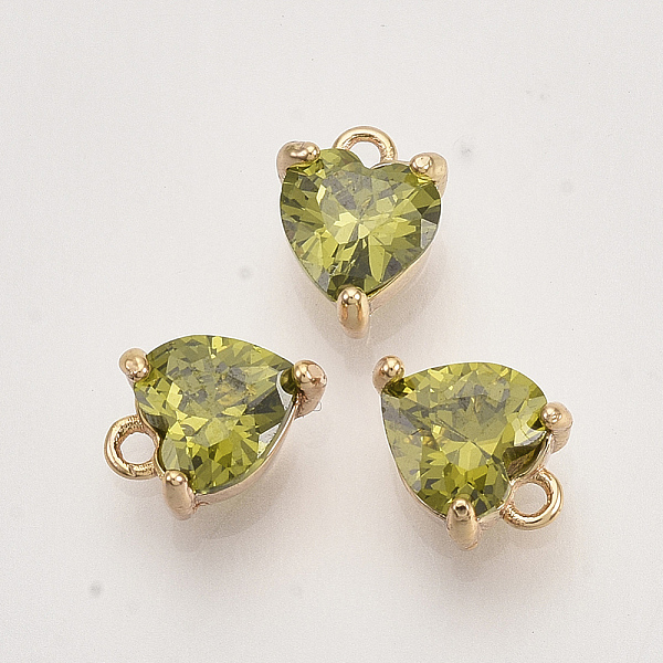 PandaHall Brass Cubic Zirconia Charms, Nickel Free, Heart, Faceted, Real 18K Gold Plated, Yellow Green, 7x5.5x3.5mm, Hole: 0.9mm Brass+Cubic...
PandaHall Brass Cubic Zirconia Charms, Nickel Free, Heart, Faceted, Real 18K Gold Plated, Yellow Green, 7x5.5x3.5mm, Hole: 0.9mm Brass+Cubic...