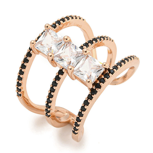 PandaHall Square Rack Plating Brass Micro Pave Cubic Zirconia Wide Open Cuff Rings for Women, Cadmium Free & Lead Free, Long-Lasting Plated...
PandaHall Square Rack Plating Brass Micro Pave Cubic Zirconia Wide Open Cuff Rings for Women, Cadmium Free & Lead Free, Long-Lasting Plated...
