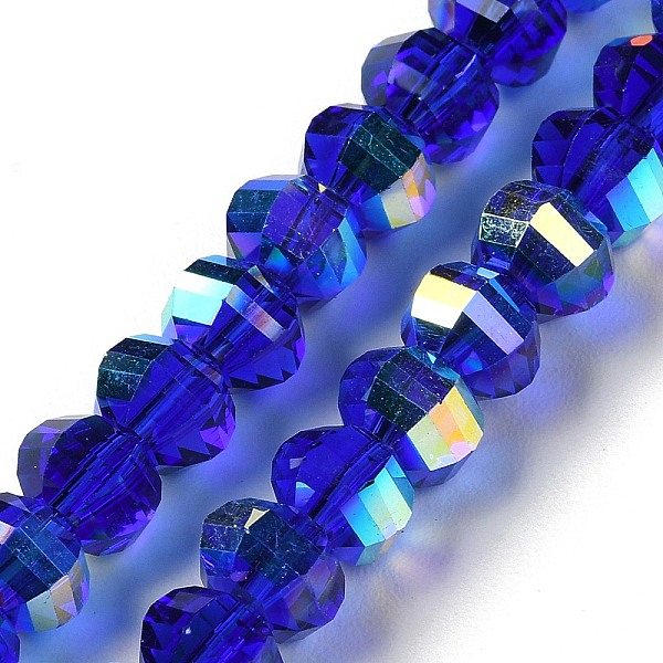 PandaHall Transparent Electroplate Glass Beads Strands, AB Color Plated, Faceted, Rondelle, Blue, 7.8x5.8~6.3mm, Hole: 1.5mm, about...
PandaHall Transparent Electroplate Glass Beads Strands, AB Color Plated, Faceted, Rondelle, Blue, 7.8x5.8~6.3mm, Hole: 1.5mm, about...