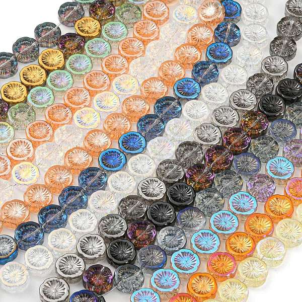 PandaHall Electroplate Glass Beads Strands, Flower, Mixed Style, Mixed Color, 14x14.5x5.5mm, Hole: 1.2mm, about 45pcs/strand, 25.83 inch..., Multicolor
PandaHall Electroplate Glass Beads Strands, Flower, Mixed Style, Mixed Color, 14x14.5x5.5mm, Hole: 1.2mm, about 45pcs/strand, 25.83 inch..., Multicolor