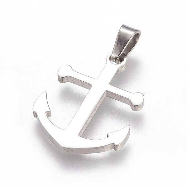 PandaHall Trendy Necklace Findings Anchor 304 Stainless Steel Pendants, Stainless Steel Color, 27x20x2mm, Hole: 6x4mm 304 Stainless Steel...
PandaHall Trendy Necklace Findings Anchor 304 Stainless Steel Pendants, Stainless Steel Color, 27x20x2mm, Hole: 6x4mm 304 Stainless Steel...