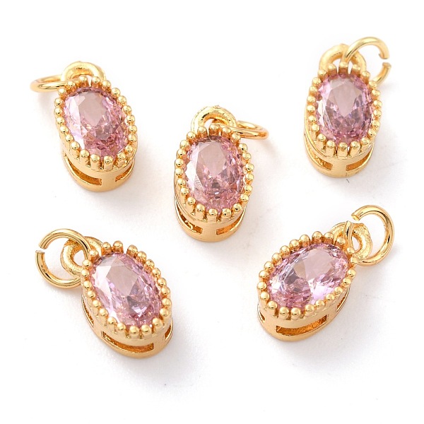PandaHall Real 18K Gold Plated Brass Inlaid Cubic Zirconia Charms, with Jump Ring, Long-Lasting Plated, Oval, Pink, 9.5x5x4mm, Jump Ring...
PandaHall Real 18K Gold Plated Brass Inlaid Cubic Zirconia Charms, with Jump Ring, Long-Lasting Plated, Oval, Pink, 9.5x5x4mm, Jump Ring...