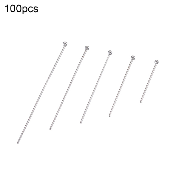 PandaHall 304 Stainless Steel Ball Head pins, Stainless Steel Color, 30x0.7mm/40x0.7mm/50x0.7mm/35x0.7mm/20x0.7mm, 100pcs/box 304 Stainless...
PandaHall 304 Stainless Steel Ball Head pins, Stainless Steel Color, 30x0.7mm/40x0.7mm/50x0.7mm/35x0.7mm/20x0.7mm, 100pcs/box 304 Stainless...