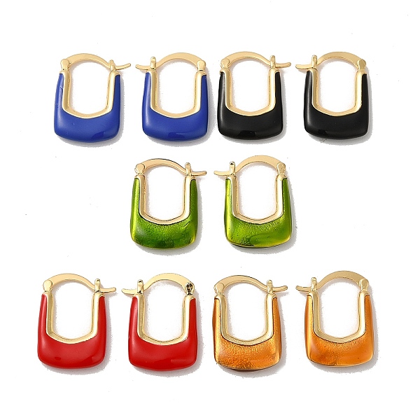 PandaHall Rack Plating Real 18K Gold Plated Brass Rectangle Hoop Earrings, with Enamel, Long-Lasting Plated, Lead Free & Cadmium Free, Mixed..., Multicolor
PandaHall Rack Plating Real 18K Gold Plated Brass Rectangle Hoop Earrings, with Enamel, Long-Lasting Plated, Lead Free & Cadmium Free, Mixed..., Multicolor