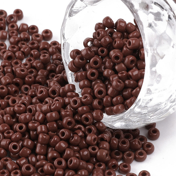 PandaHall 8/0 Glass Seed Beads, Opaque Colours Seed, Small Craft Beads for DIY Jewelry Making, Round, Round Hole, Coconut Brown, 8/0, 3mm...
PandaHall 8/0 Glass Seed Beads, Opaque Colours Seed, Small Craft Beads for DIY Jewelry Making, Round, Round Hole, Coconut Brown, 8/0, 3mm...