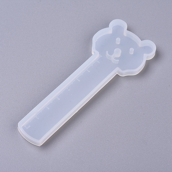 PandaHall DIY Bear Ruler Silicone Molds, Resin Casting Molds, For UV Resin, Epoxy Resin Jewelry Making, White, 113x40.2x6mm, Inner Size...
PandaHall DIY Bear Ruler Silicone Molds, Resin Casting Molds, For UV Resin, Epoxy Resin Jewelry Making, White, 113x40.2x6mm, Inner Size...