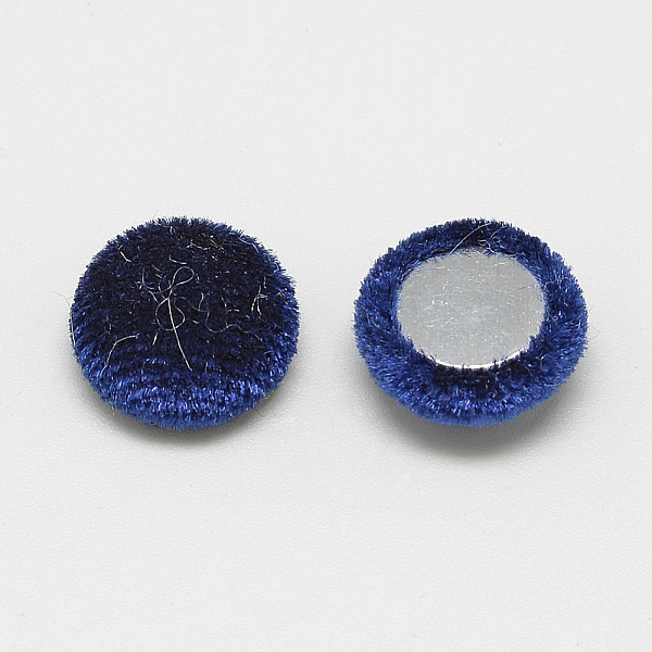 PandaHall Velvet Cloth Fabric Covered Cabochons, with Aluminum Bottom, Half Round/Dome, Blue, 15x5.5mm Velvet Half Round Blue
PandaHall Velvet Cloth Fabric Covered Cabochons, with Aluminum Bottom, Half Round/Dome, Blue, 15x5.5mm Velvet Half Round Blue