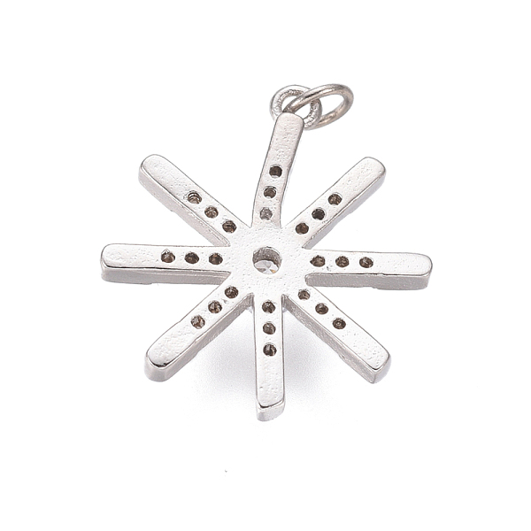 PandaHall Brass Micro Pave Cubic Zirconia Pendants, with Jump Rings, Flower, Clear, Platinum, 18x16.5x3mm, Hole: 2.5mm Brass+Cubic Zirconia...
PandaHall Brass Micro Pave Cubic Zirconia Pendants, with Jump Rings, Flower, Clear, Platinum, 18x16.5x3mm, Hole: 2.5mm Brass+Cubic Zirconia...