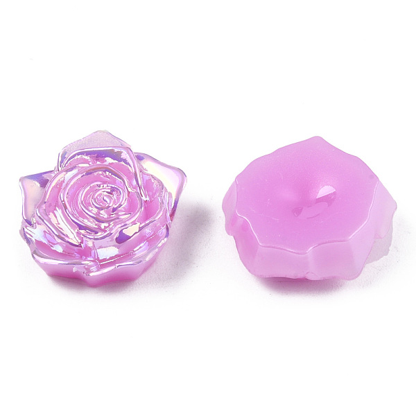 PandaHall Opaque ABS Plastic Cabochons, AB Color Plated, Rose, Violet, 18x17x6.5mm ABS Plastic Flower Purple
PandaHall Opaque ABS Plastic Cabochons, AB Color Plated, Rose, Violet, 18x17x6.5mm ABS Plastic Flower Purple