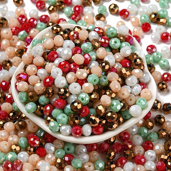 PandaHall Glass Beads, Faceted, Rondelle, Pale Green, 6x5mm, Hole: 1mm, about 2360pcs/500g Glass Rondelle
PandaHall Glass Beads, Faceted, Rondelle, Pale Green, 6x5mm, Hole: 1mm, about 2360pcs/500g Glass Rondelle