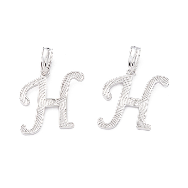 PandaHall Rack Plating Eco-Friendly Brass Letter Pendants, Real Platinum Long-Lasting Plated, Cadmium Free & Lead Free, Letter.H...
PandaHall Rack Plating Eco-Friendly Brass Letter Pendants, Real Platinum Long-Lasting Plated, Cadmium Free & Lead Free, Letter.H...