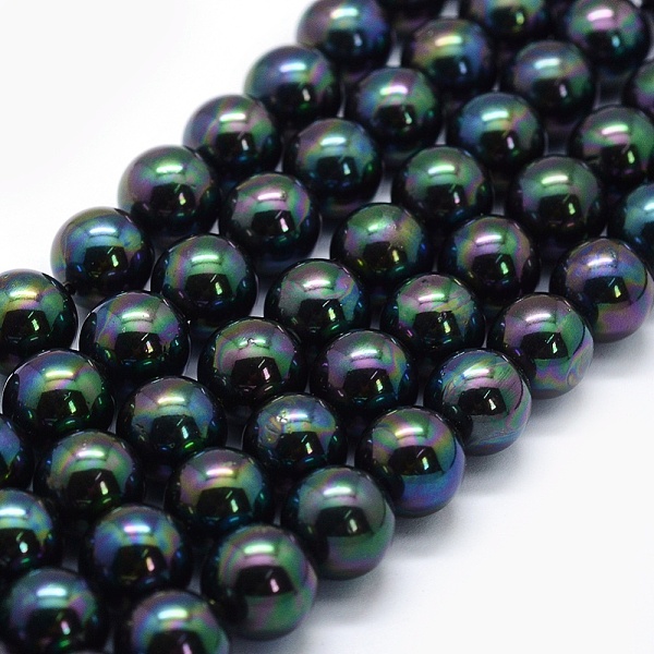 PandaHall Electroplate Shell Pearl Beads Strands, Round, Black, 10mm, Hole: 1.2mm, about 19pcs/strand, 8 inch(20cm) Shell Pearl Round Black
PandaHall Electroplate Shell Pearl Beads Strands, Round, Black, 10mm, Hole: 1.2mm, about 19pcs/strand, 8 inch(20cm) Shell Pearl Round Black