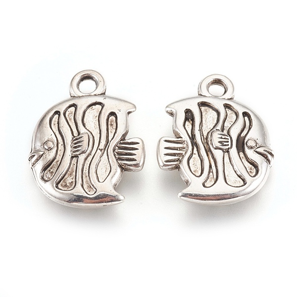 PandaHall CCB Plastic Pendants, Fish, Antique Silver, 27.5x21x6mm, Hole: 2.5mm Plastic Fish
PandaHall CCB Plastic Pendants, Fish, Antique Silver, 27.5x21x6mm, Hole: 2.5mm Plastic Fish