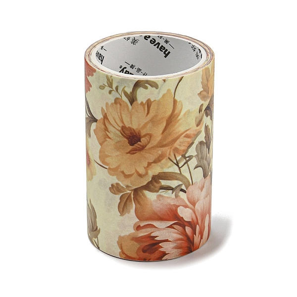 PandaHall Flower Decorative Paper Tapes, Floral Adhesive Tapes, for DIY Scrapbooking Supplie Gift Decoration, Goldenrod, 60mm, about 2.19..., Gold
PandaHall Flower Decorative Paper Tapes, Floral Adhesive Tapes, for DIY Scrapbooking Supplie Gift Decoration, Goldenrod, 60mm, about 2.19..., Gold