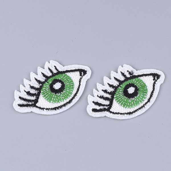 PandaHall Computerized Embroidery Cloth Iron on/Sew on Patches, Appliques, Costume Accessories, Eye, Colorful, 32x51x1mm Cloth Eye
PandaHall Computerized Embroidery Cloth Iron on/Sew on Patches, Appliques, Costume Accessories, Eye, Colorful, 32x51x1mm Cloth Eye