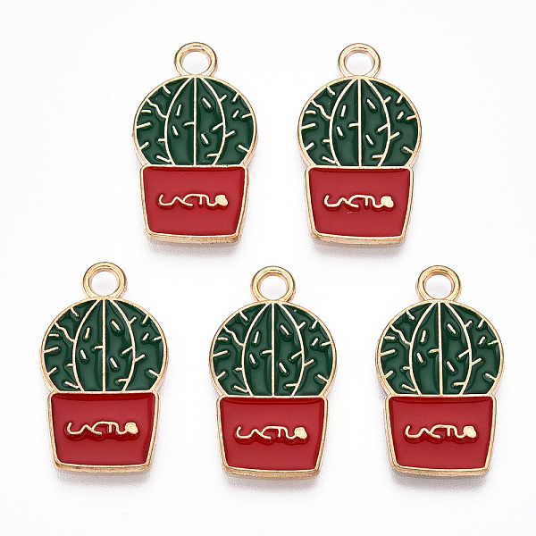 PandaHall Alloy Enamel Pendants, Cactus Charm, Golden, FireBrick, 22x12.5x1mm, Hole: 2.5mm Alloy+Enamel Cactus Red
PandaHall Alloy Enamel Pendants, Cactus Charm, Golden, FireBrick, 22x12.5x1mm, Hole: 2.5mm Alloy+Enamel Cactus Red
