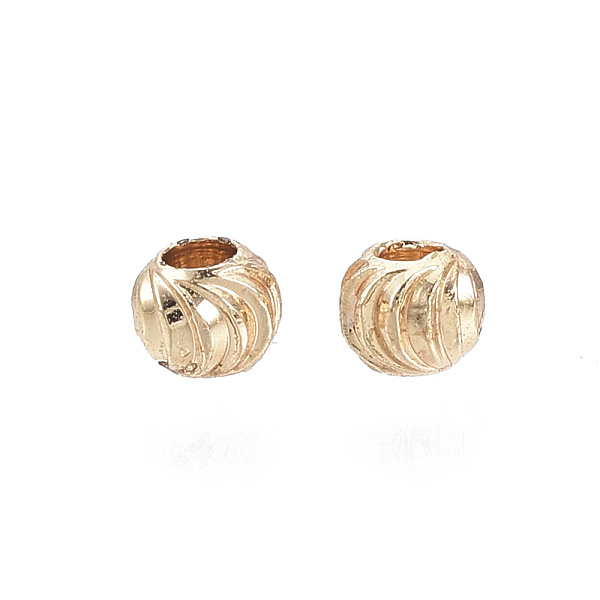PandaHall Brass Beads, Nickel Free, Round, Real 18K Gold Plated, 3x2.5mm, Hole: 1~1.2mm Brass Round
PandaHall Brass Beads, Nickel Free, Round, Real 18K Gold Plated, 3x2.5mm, Hole: 1~1.2mm Brass Round