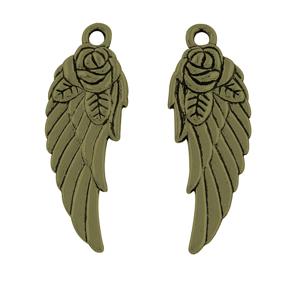 PandaHall Tibetan Style Alloy Wing Pendants, Cadmium Free & Nickel Free & Lead Free, Antique Bronze, 31x11x4mm, Hole: 2mm Alloy Wing
PandaHall Tibetan Style Alloy Wing Pendants, Cadmium Free & Nickel Free & Lead Free, Antique Bronze, 31x11x4mm, Hole: 2mm Alloy Wing