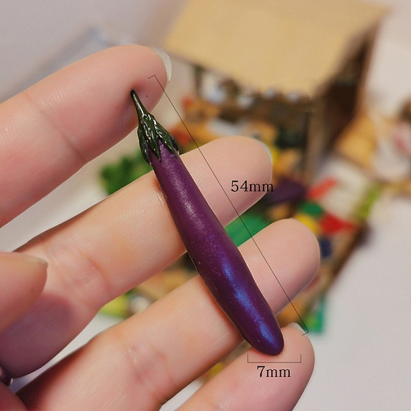 PandaHall Resin Vegetable Model, Micro Landscape Garden Dollhouse Accessories, Pretending Prop Decorations, Eggplant, 54x7mm Resin Eggplant..., Purple
PandaHall Resin Vegetable Model, Micro Landscape Garden Dollhouse Accessories, Pretending Prop Decorations, Eggplant, 54x7mm Resin Eggplant..., Purple