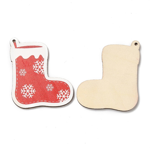PandaHall Single Face Printed Wood Big Pendants, Christmas Charms, Christmas Socking, 54.5x46x2.5mm, Hole: 2mm Wood Christmas Socking Red
PandaHall Single Face Printed Wood Big Pendants, Christmas Charms, Christmas Socking, 54.5x46x2.5mm, Hole: 2mm Wood Christmas Socking Red
