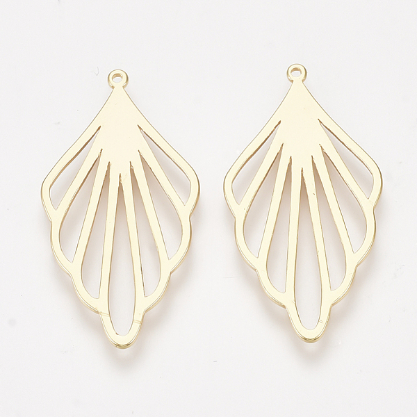 PandaHall Brass Pendants, Petal, Nickel Free, Real 18K Gold Plated, 31.5x16x1mm, Hole: 0.9mm Brass Flower
PandaHall Brass Pendants, Petal, Nickel Free, Real 18K Gold Plated, 31.5x16x1mm, Hole: 0.9mm Brass Flower