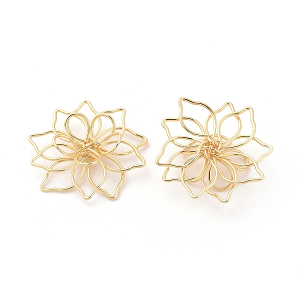 PandaHall Brass Filigree Joiners Links, Flower, Nickel Free, Real 18K Gold Plated, 30x31x8mm Brass Flower
PandaHall Brass Filigree Joiners Links, Flower, Nickel Free, Real 18K Gold Plated, 30x31x8mm Brass Flower