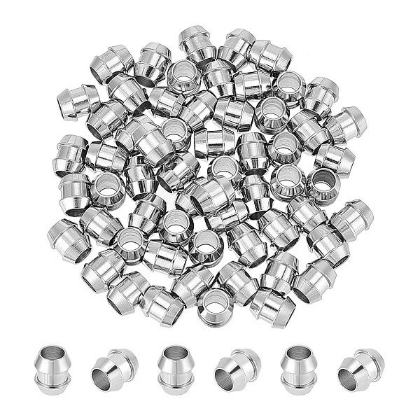PandaHall Unicraftale 60Pcs 201 Stainless Steel Beads, Column, Stainless Steel Color, 8x6~7mm, Hole: 4.2mm 201 Stainless Steel Column
PandaHall Unicraftale 60Pcs 201 Stainless Steel Beads, Column, Stainless Steel Color, 8x6~7mm, Hole: 4.2mm 201 Stainless Steel Column