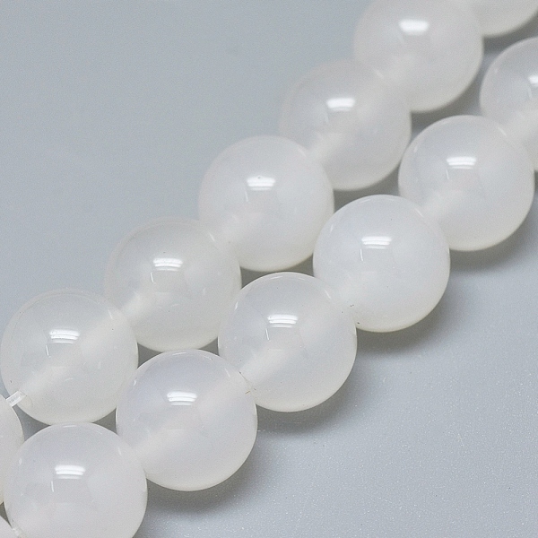 PandaHall Natural White Agate Beads Strands, Grade A, Round, 10~10.5mm, Hole: 0.7mm, about 38 pcs/Strand, 15.16 inch(38.5 cm) Natural Agate...
PandaHall Natural White Agate Beads Strands, Grade A, Round, 10~10.5mm, Hole: 0.7mm, about 38 pcs/Strand, 15.16 inch(38.5 cm) Natural Agate...