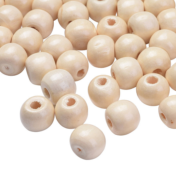 PandaHall Natural Wood Beads, Round Wooden Large Hole Beads for Craft Making, Lead Free, Creamy White, 10x8.5mm, Hole: 3.5mm Wood Round
PandaHall Natural Wood Beads, Round Wooden Large Hole Beads for Craft Making, Lead Free, Creamy White, 10x8.5mm, Hole: 3.5mm Wood Round