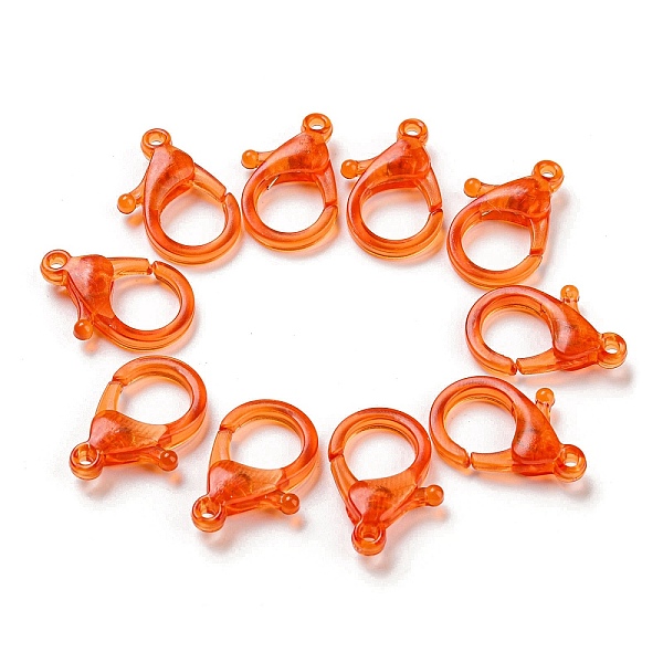 PandaHall Transparent Plastic Lobster CLaw Clasps, FireBrick, 26x19x6mm, Hole: 2mm Plastic Others Red
PandaHall Transparent Plastic Lobster CLaw Clasps, FireBrick, 26x19x6mm, Hole: 2mm Plastic Others Red