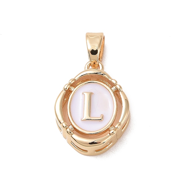PandaHall 304 Stainless Steel Enamel Pendants, Oval with Letter, Golden, White, Letter.L, 15.5x11.5x4mm, Hole: 4.5x2.5mm Stainless...
PandaHall 304 Stainless Steel Enamel Pendants, Oval with Letter, Golden, White, Letter.L, 15.5x11.5x4mm, Hole: 4.5x2.5mm Stainless...