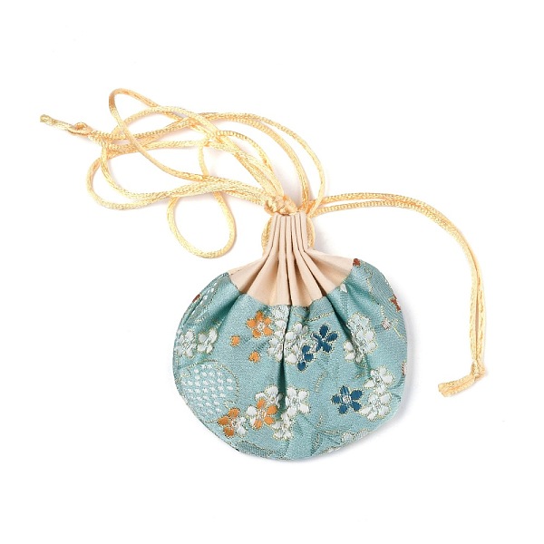PandaHall Chinese Brocade Sachet Coin Purses, Drawstring Floral Embroidered Jewelry Bag Gift Pouches, for Women Girls, Aquamarine, 9.2x12cm..., Green
PandaHall Chinese Brocade Sachet Coin Purses, Drawstring Floral Embroidered Jewelry Bag Gift Pouches, for Women Girls, Aquamarine, 9.2x12cm..., Green