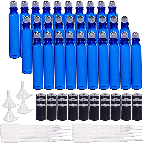 PandaHall Glass Essential Oil Empty Perfume Bottle, with Roller Ball and Plastic Caps and 3ML Disposable Plastic Dropper Set Transfer..., Brown
PandaHall Glass Essential Oil Empty Perfume Bottle, with Roller Ball and Plastic Caps and 3ML Disposable Plastic Dropper Set Transfer..., Brown