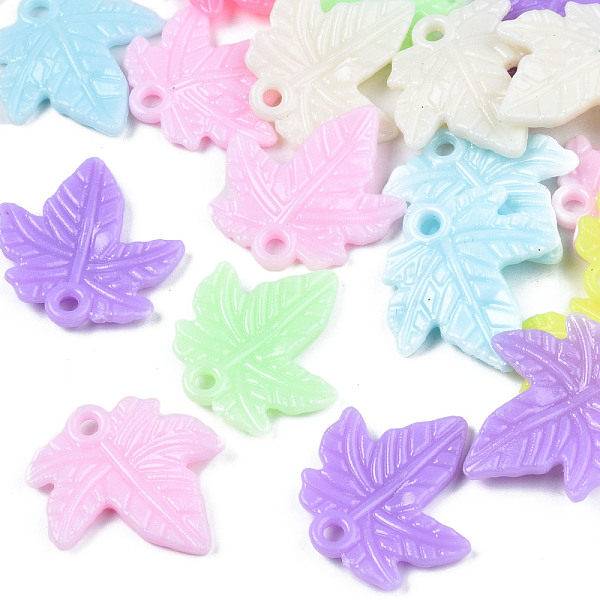 PandaHall Opaque Acrylic Beads, Maple Leaf, Mixed Color, 21.5x20x2.5mm, Hole: 1.8mm, about 1300pcs/500g Acrylic Leaf Multicolor
PandaHall Opaque Acrylic Beads, Maple Leaf, Mixed Color, 21.5x20x2.5mm, Hole: 1.8mm, about 1300pcs/500g Acrylic Leaf Multicolor